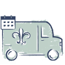 Icon of delivery truck