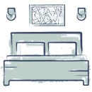 Icon of a bedroom