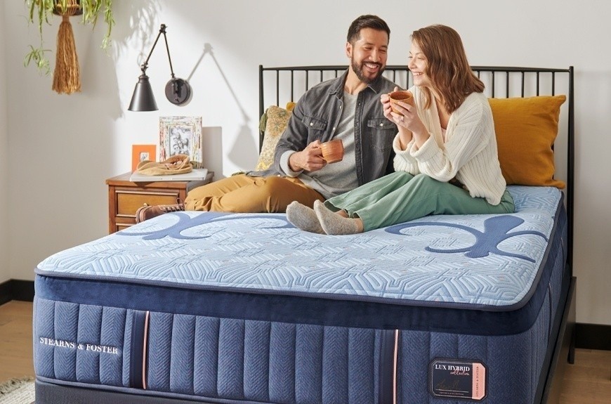 a couple on a sf mattress