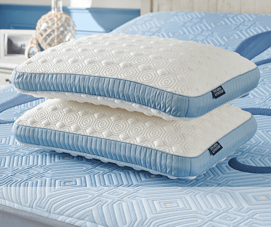 Two Pillows on a mattress